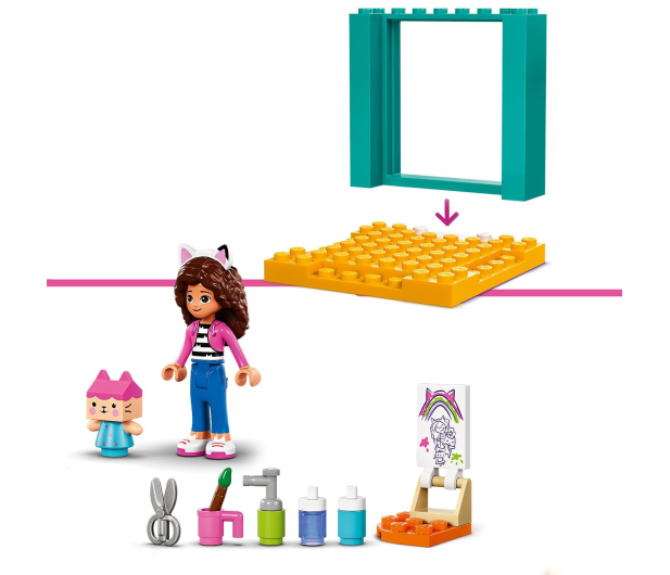 LEGO Koci domek Gabi 10795 Prace ręczne z Tekturzątkiem - 1248454 - zdjęcie 3